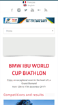 Mobile Screenshot of biathlon-annecy-legrandbornand.com