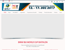 Tablet Screenshot of biathlon-annecy-legrandbornand.com